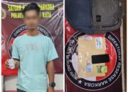 Polres Murung Raya, Amankan Bandar Sabu-Sabu