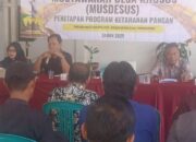 Pekon Margakaya Gelar Musdesus: Siapkan Program Ketahanan Pangan Tahun 2025 Di Balai Pekon Setempat.