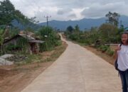 Organisasi KOMANDO HAM Provinsi Soroti Proyek Rabat Beton Di Pekon Basungan Yang Sudah Rusak Meski Baru Dibangun
