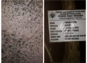 Baru Seumur Jagung, Rabat Beton Pekon Paku Negara Mulai Rusak