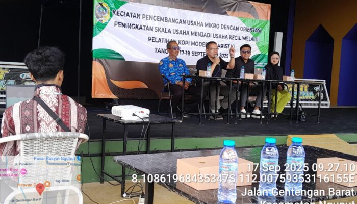 Pengembangan usaha mikro  Orientasi pelatihan Kopi modern  Barista